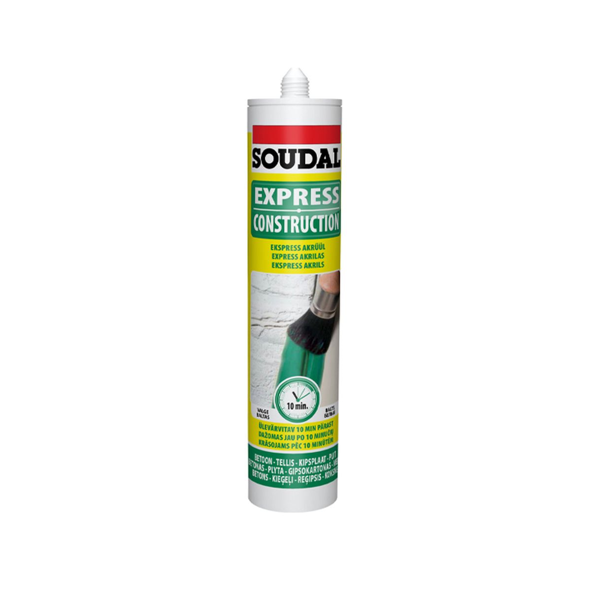 280 ml Ekspress Ülevärvitav herm. valge
