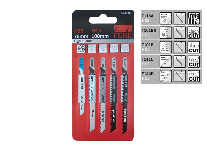 TIKKSAETERA PUIT/METALL 5tk BO