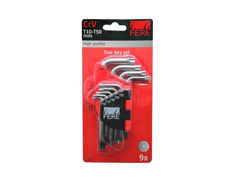 TÄHTVÕTMED CrV T10-T50 9tk